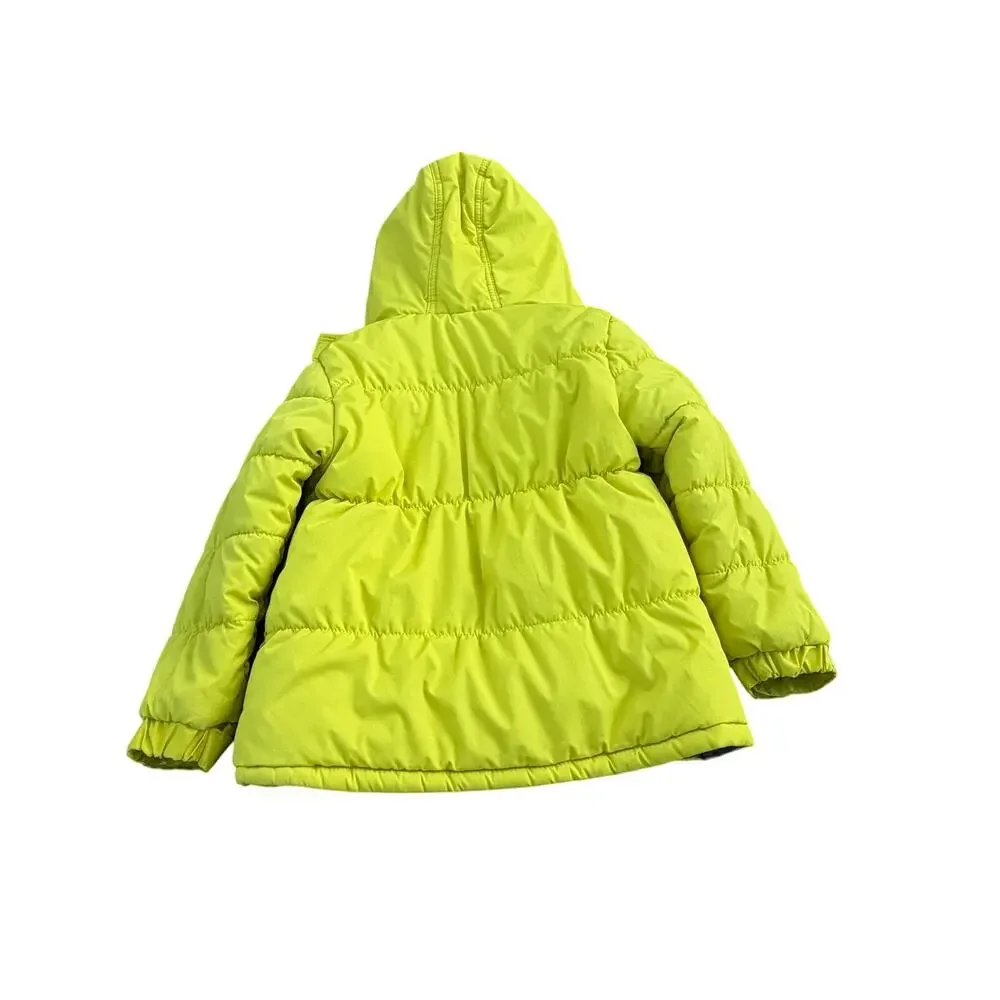 Rugged Bear Boy's Coat and Snowpants Set - Yellow/Gray - Size 4/5